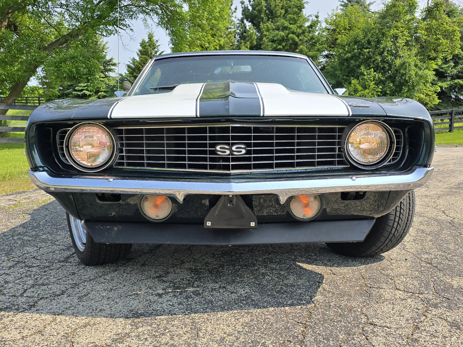 Chevrolet-Camaro-ss-coupe-1969-Green-Green-17