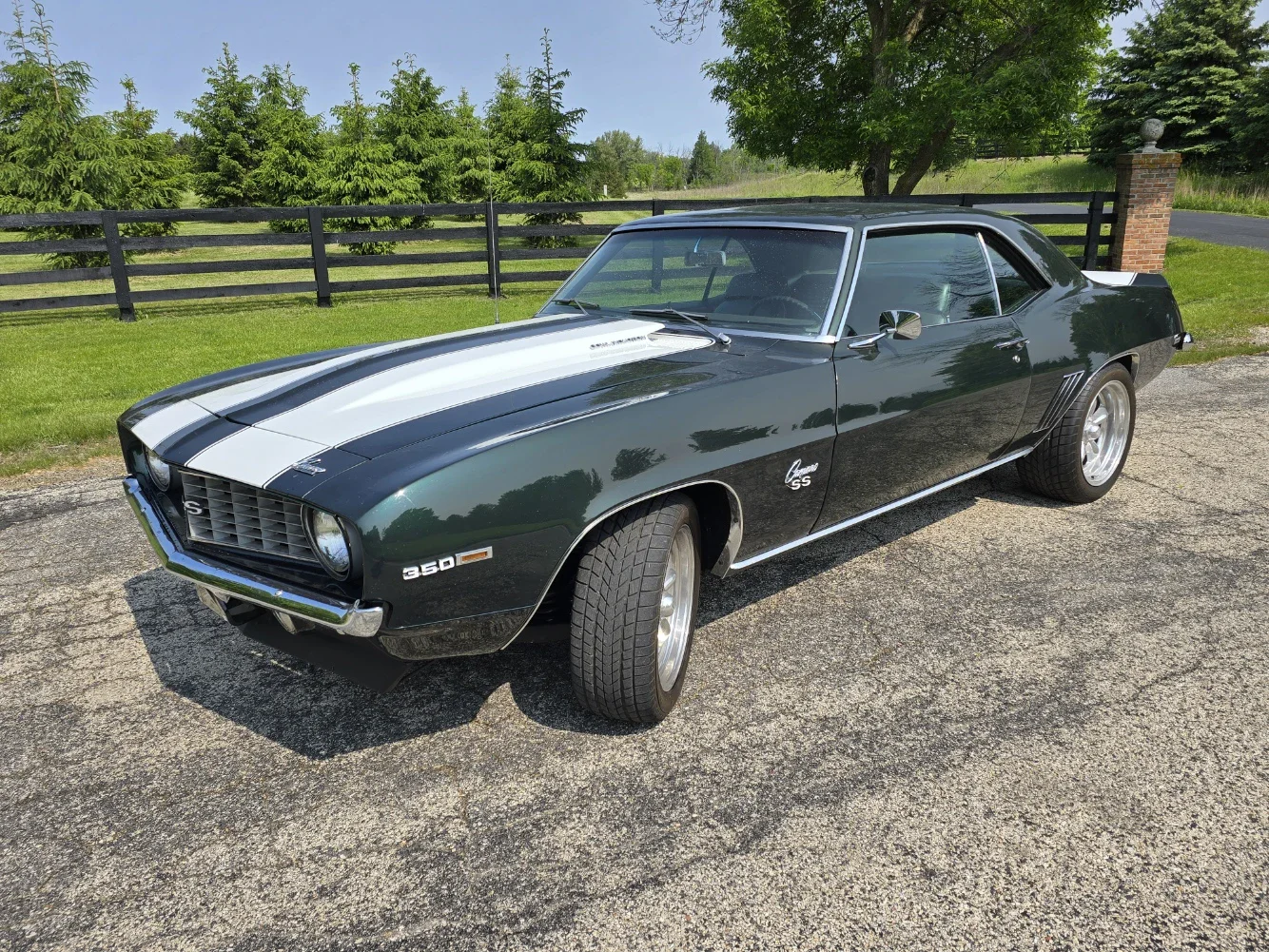 Chevrolet-Camaro-ss-coupe-1969-Green-Green-2