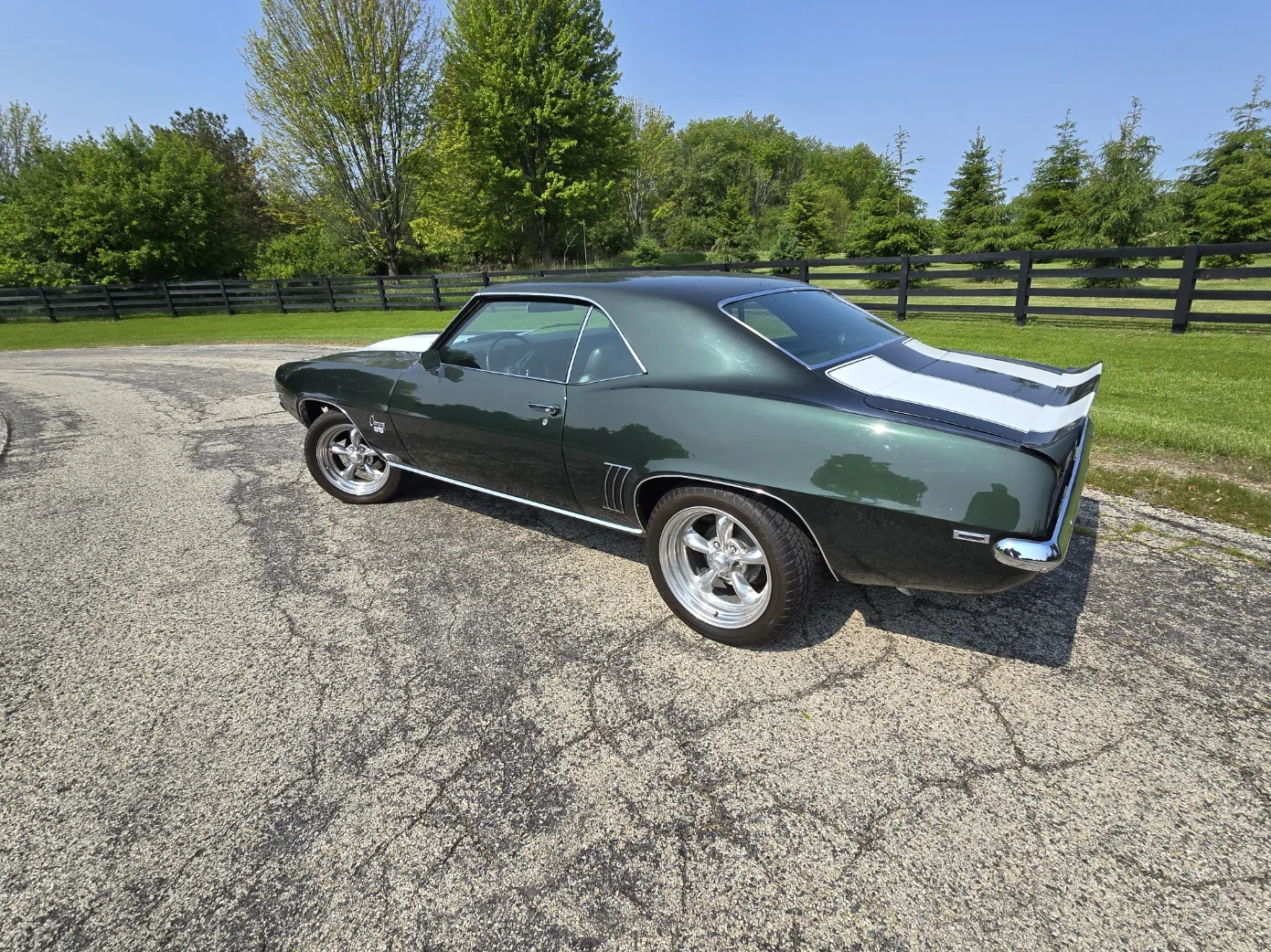 Chevrolet-Camaro-ss-coupe-1969-Green-Green-4