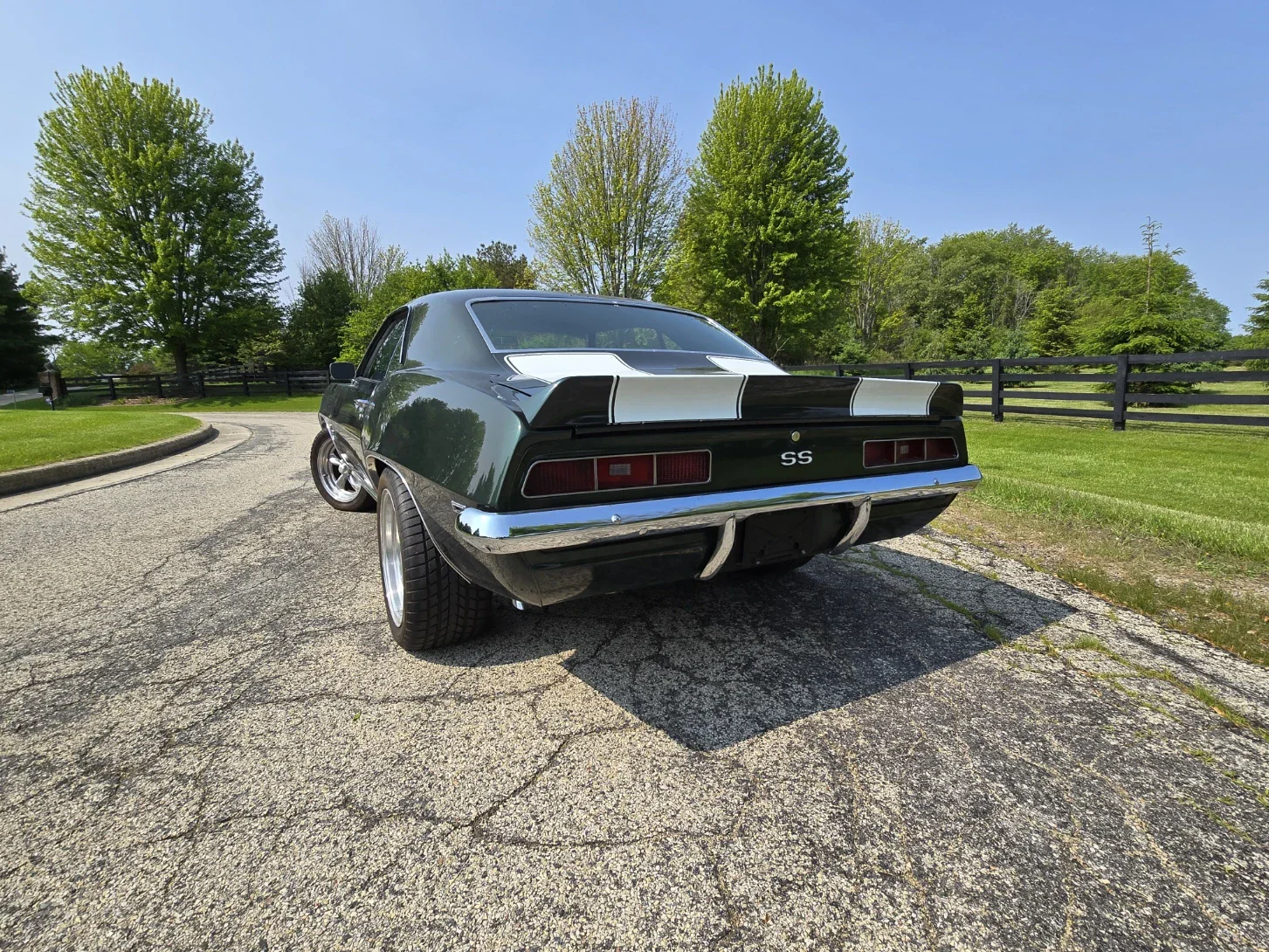 Chevrolet-Camaro-ss-coupe-1969-Green-Green-5