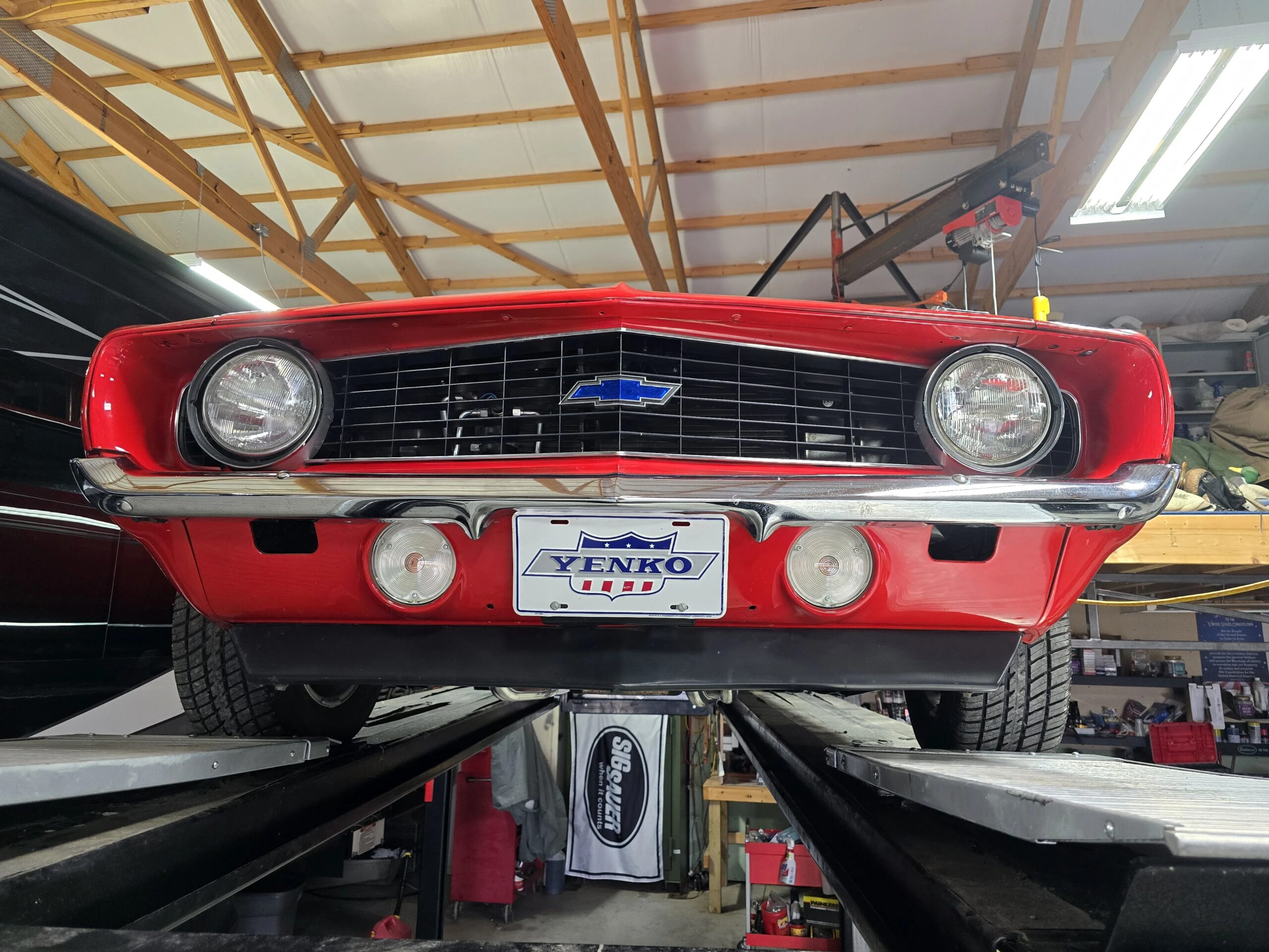 Chevrolet-Camaro-ss-yenko-clone-1969-Red-Black-18