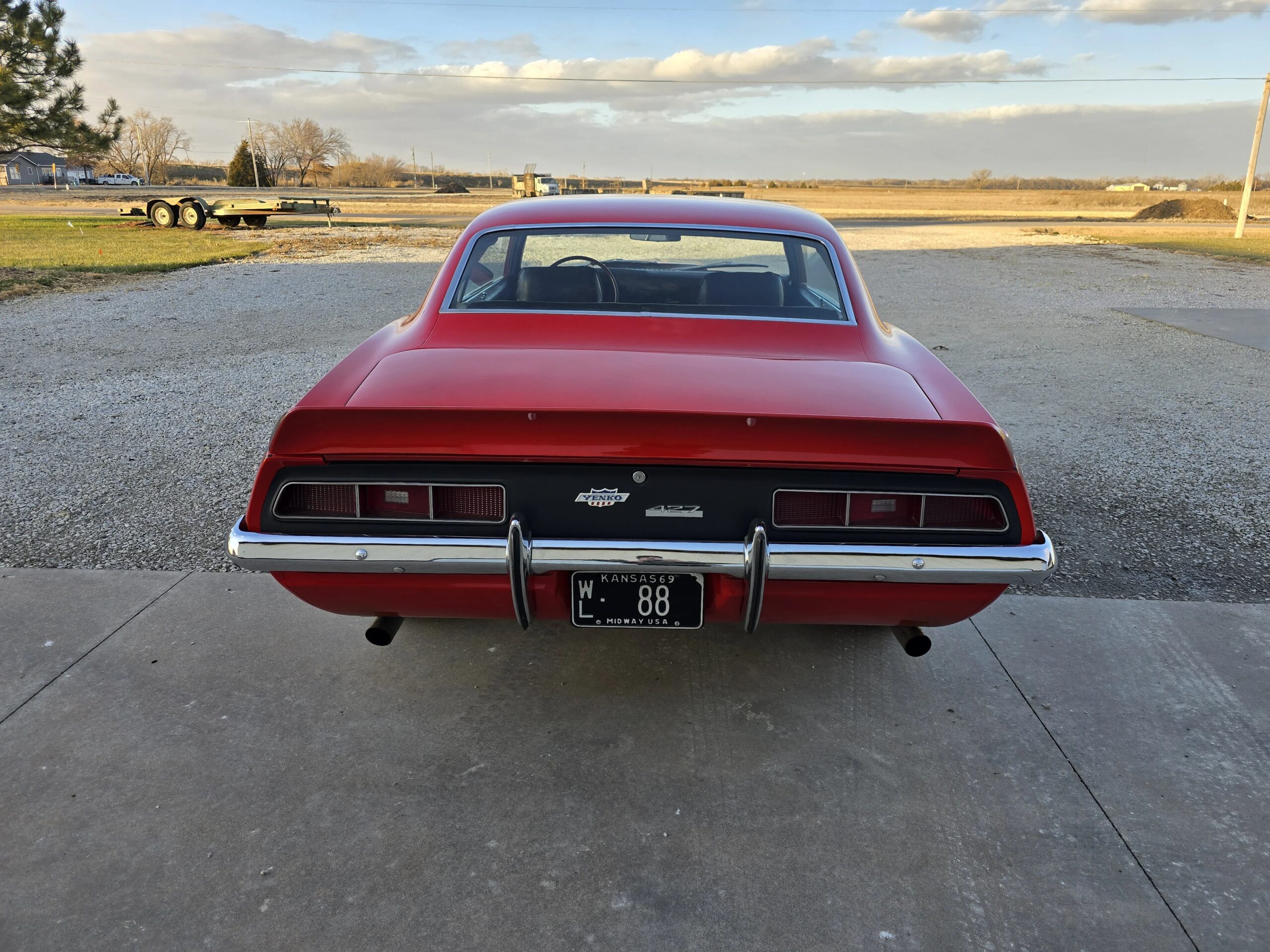 Chevrolet-Camaro-ss-yenko-clone-1969-Red-Black-20