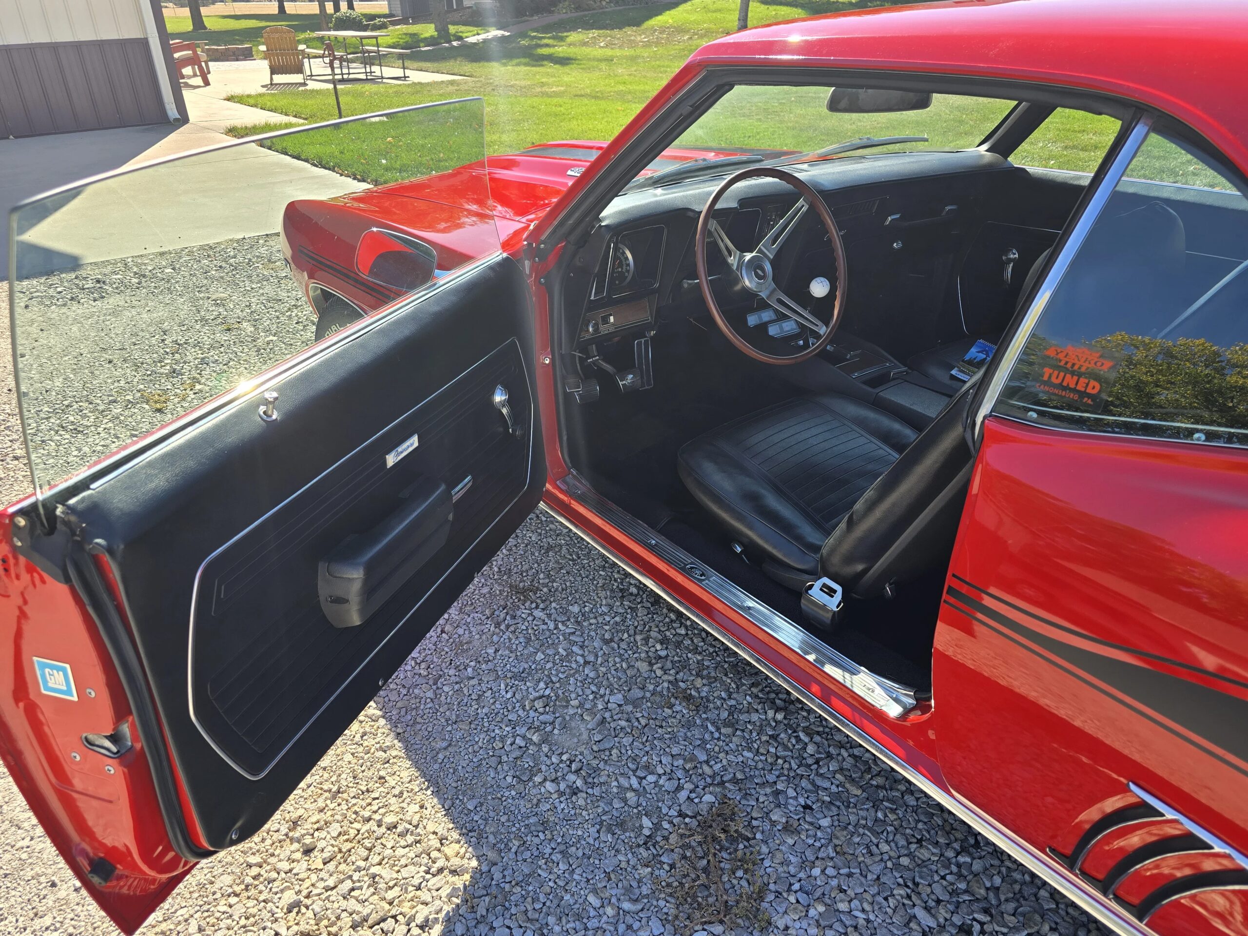 Chevrolet-Camaro-ss-yenko-clone-1969-Red-Black-3