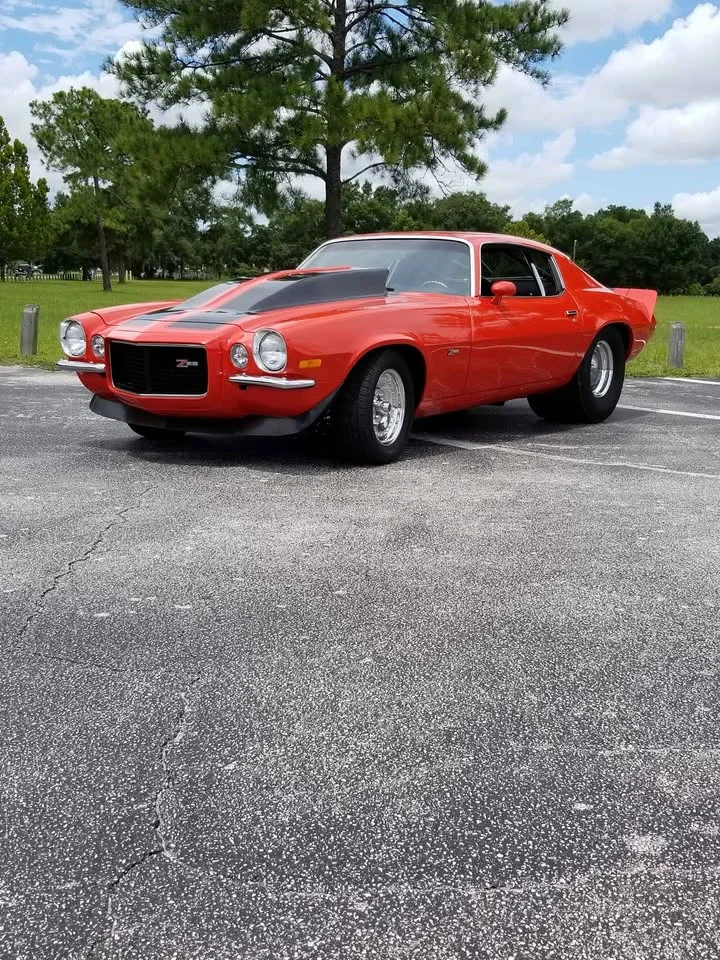 Chevrolet-Camaro-z28-1970-Orange-Black