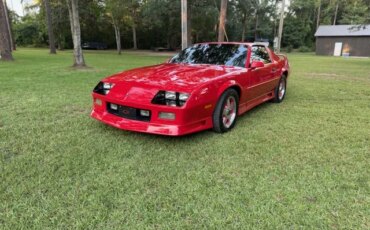 Chevrolet-Camaro-z28-coupe-1991-Red-Gray