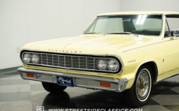 Chevrolet-Chevelle-1964-Butternut-Yellow-Black-21