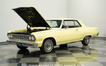Chevrolet-Chevelle-1964-Butternut-Yellow-Black-48