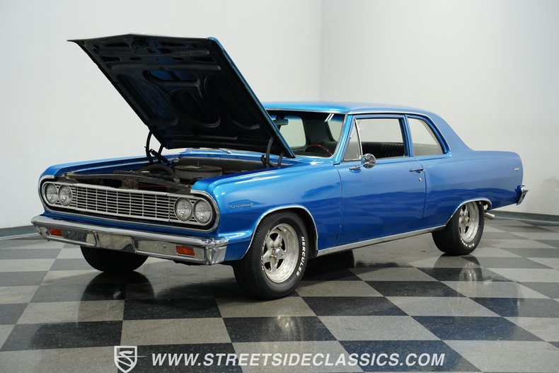 Chevrolet-Chevelle-1964-Marina-Blue-Black-31