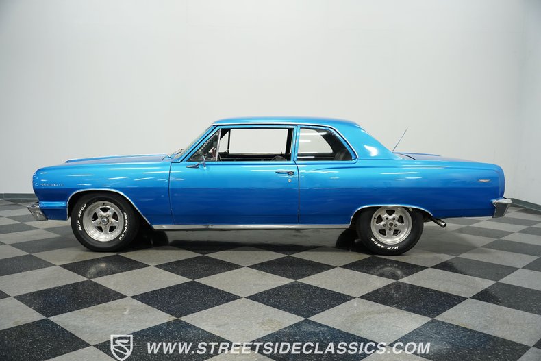 Chevrolet-Chevelle-1964-Marina-Blue-Black-7