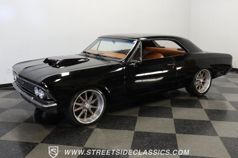 Chevrolet-Chevelle-1966-Black-Saddle-Leather-4