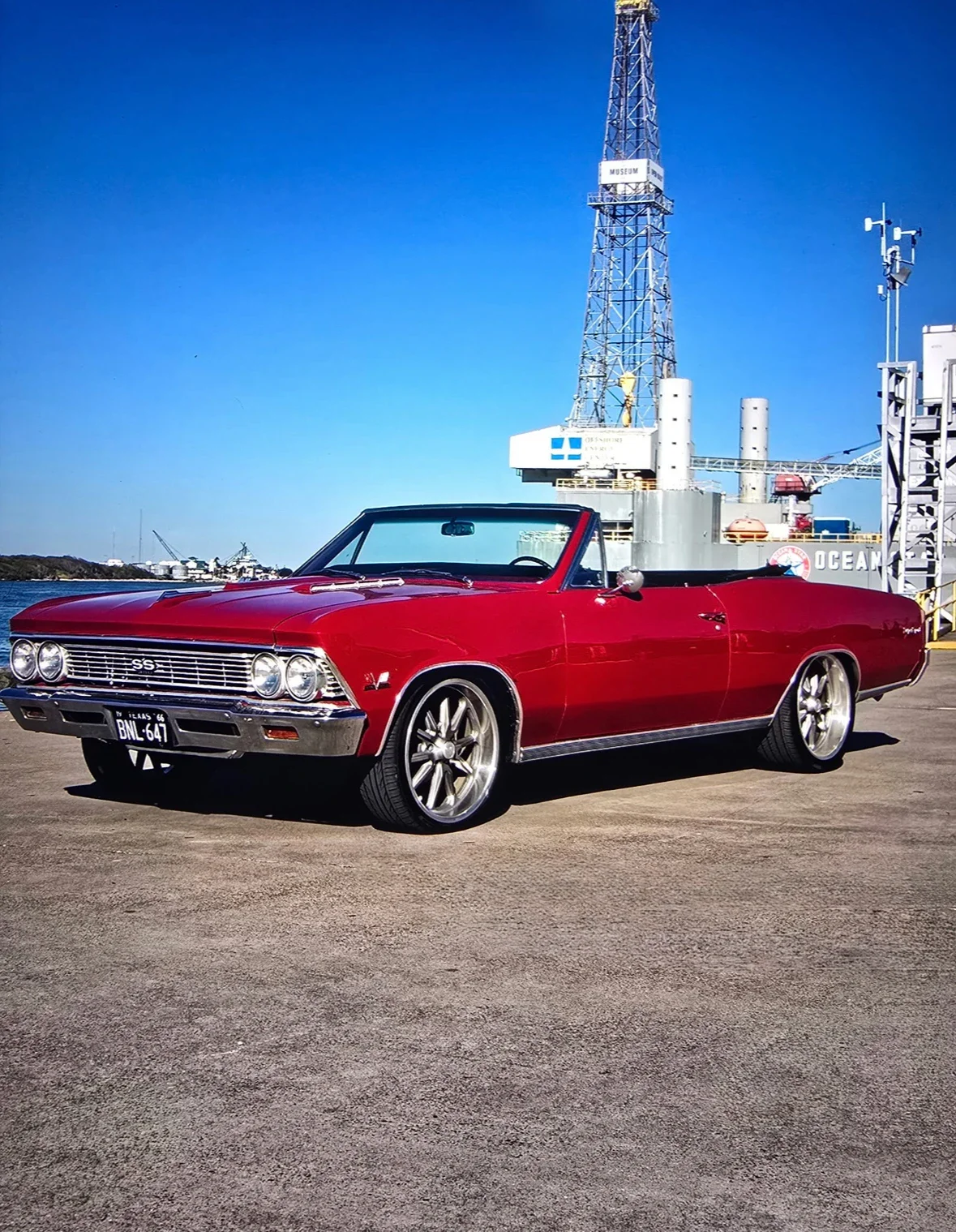 Chevrolet-Chevelle-1966-Red-Black