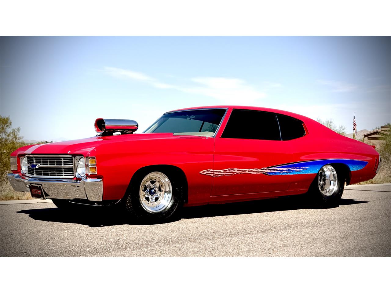 Chevrolet-Chevelle-1971-red-tan-11