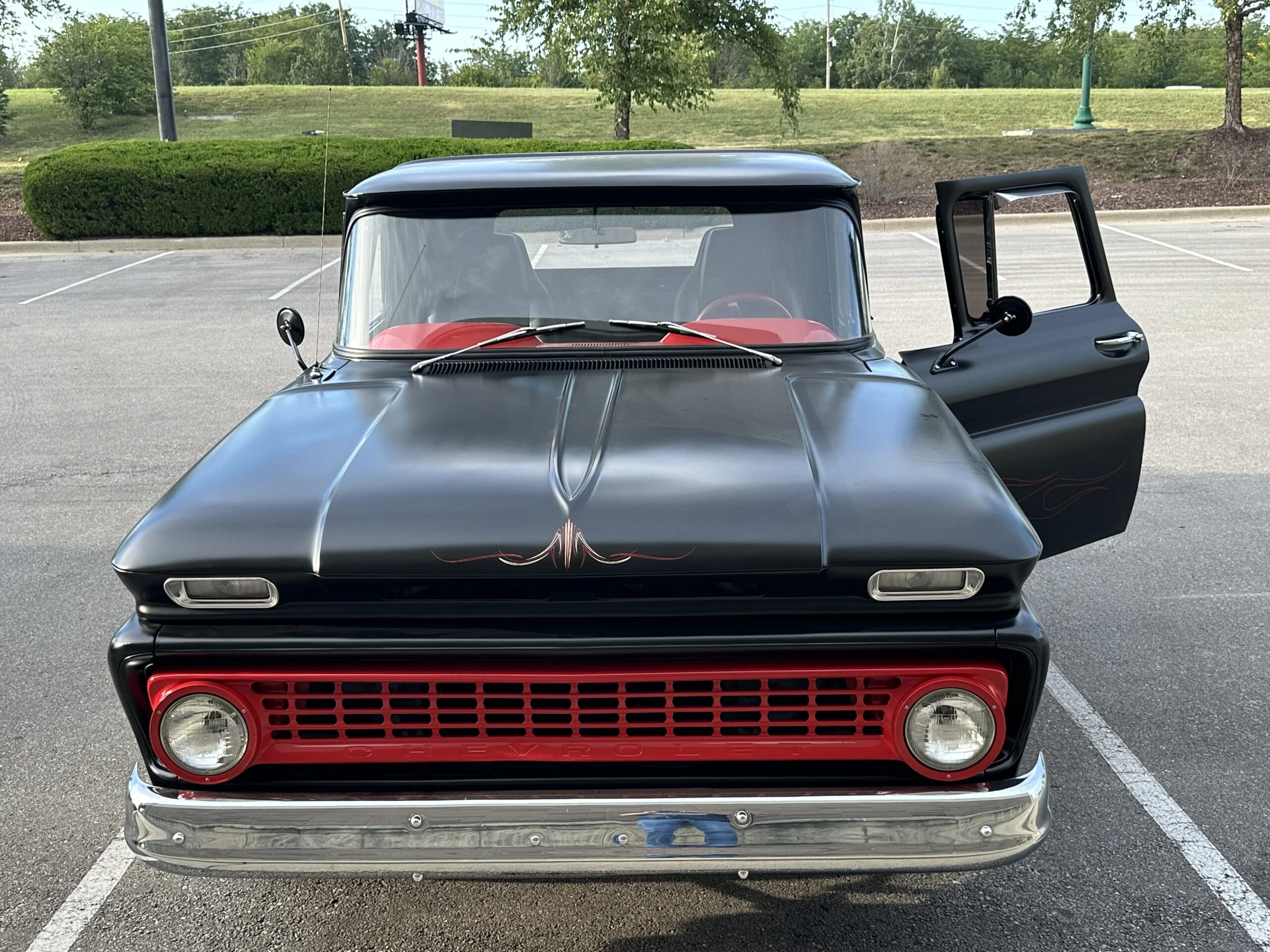 Chevrolet-Ck-truck-1963-Black-Red-1