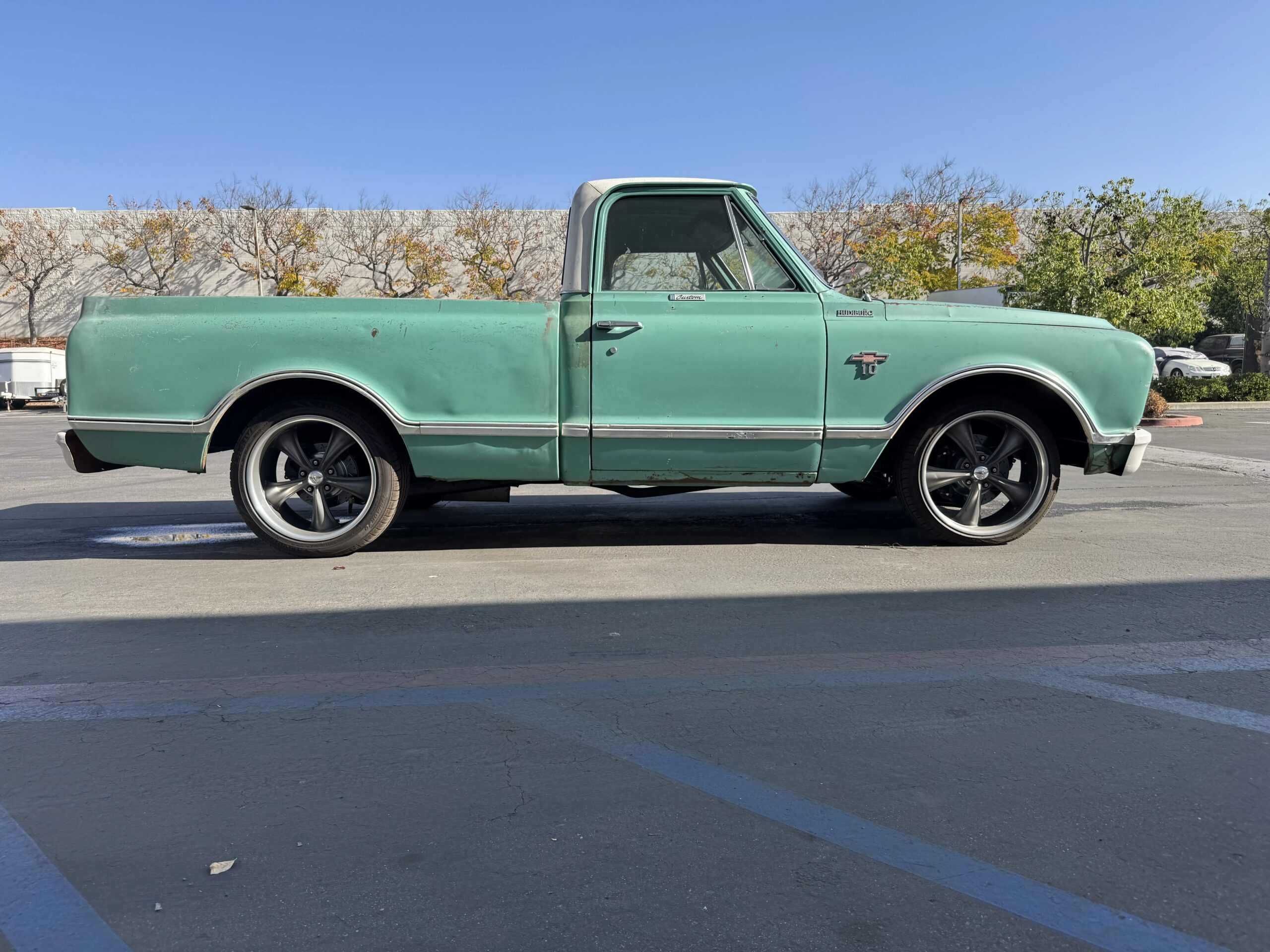 Chevrolet-Ck-truck-1967-Green-Green-1