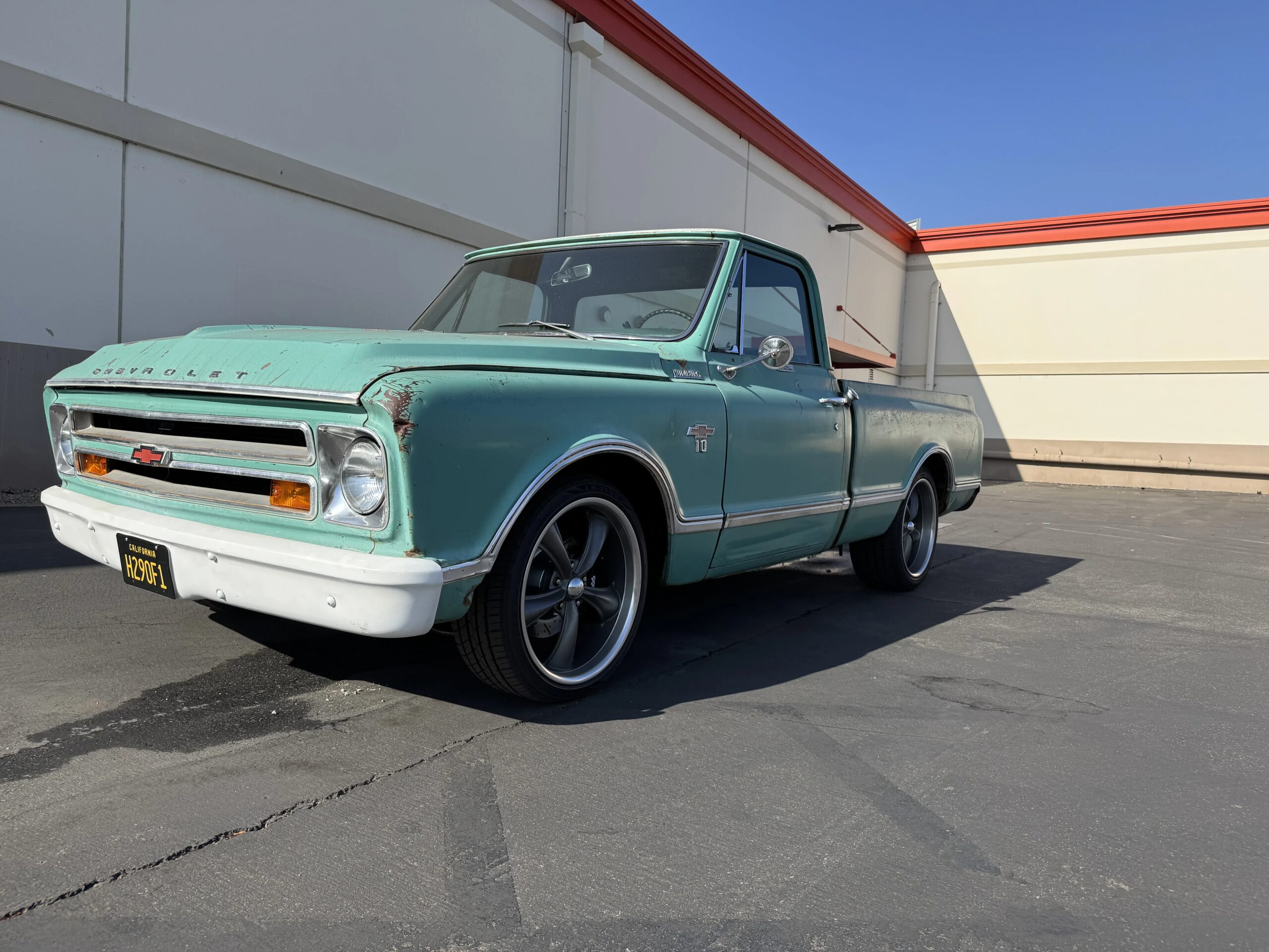 Chevrolet-Ck-truck-1967-Green-Green