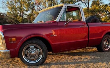 Chevrolet-Ck-truck-2wd-regular-cab-1500-1970-Burgundy-Tan-1