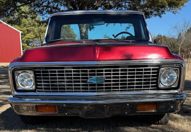 Chevrolet-Ck-truck-2wd-regular-cab-1500-1970-Burgundy-Tan-2