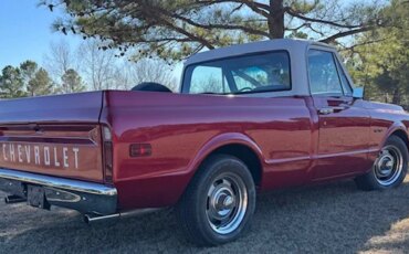 Chevrolet-Ck-truck-2wd-regular-cab-1500-1970-Burgundy-Tan-8