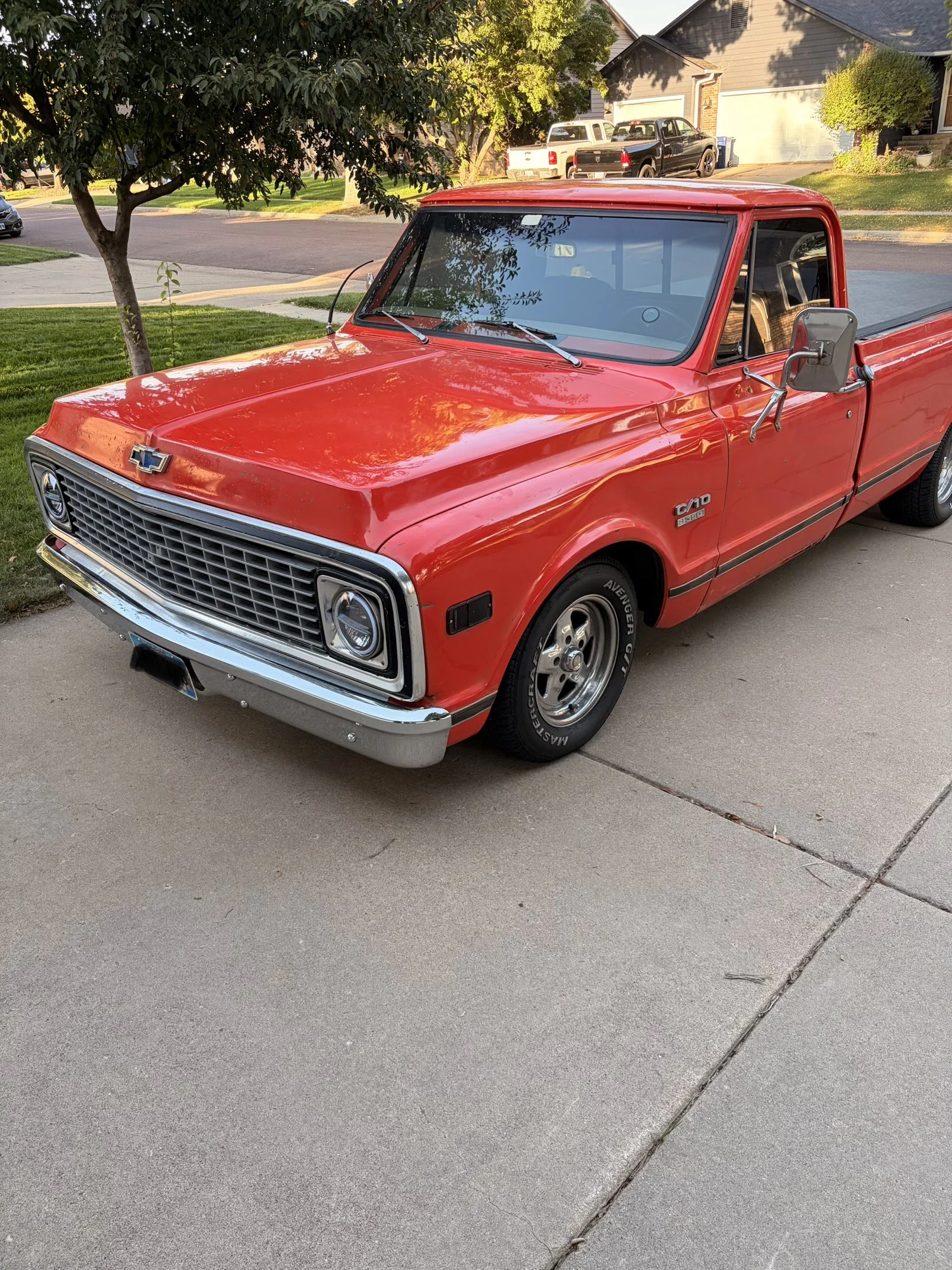 Chevrolet-Ck-truck-2wd-regular-cab-1500-1970-Red-Red-3