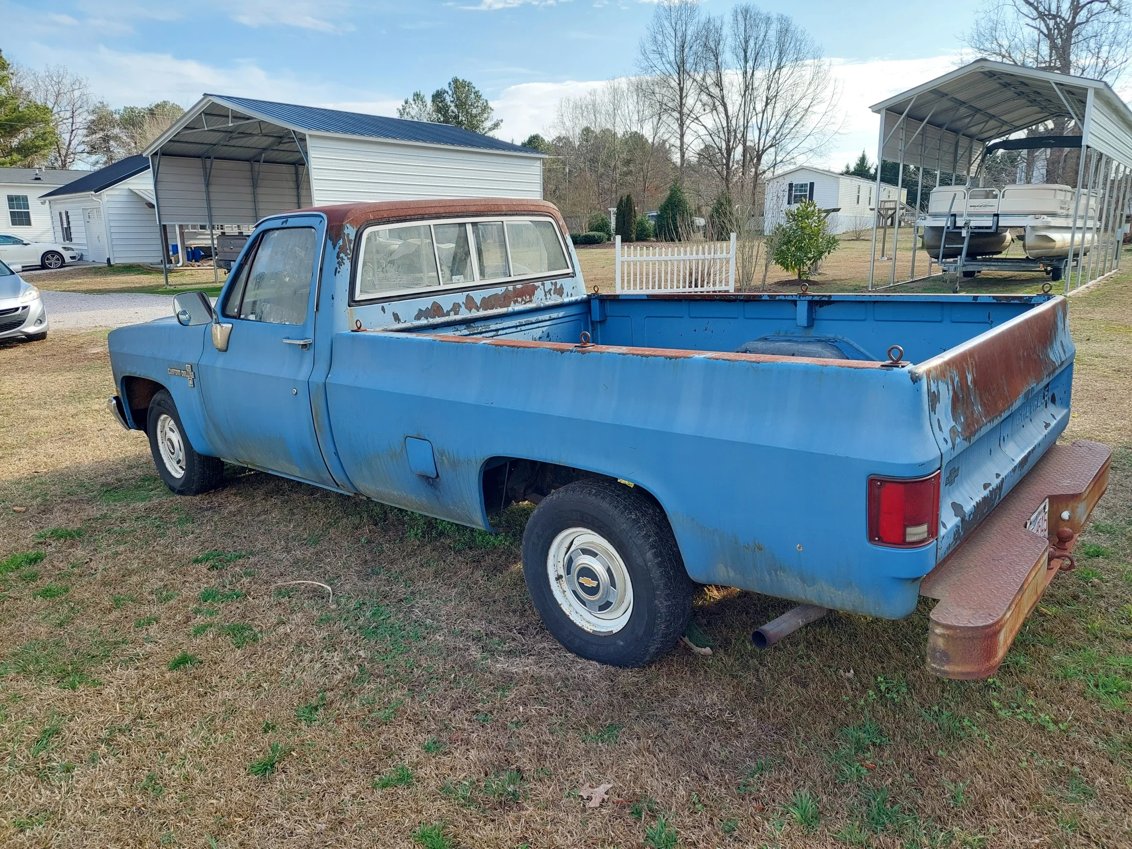 Chevrolet-Ck-truck-2wd-regular-cab-1500-1986-Blue-Blue-1