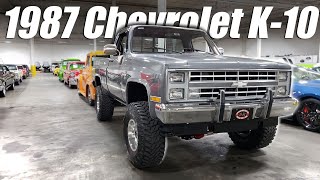 Chevrolet-Ck-truck-4x4-regular-cab-1500-1987-Gray-Burgundy-1
