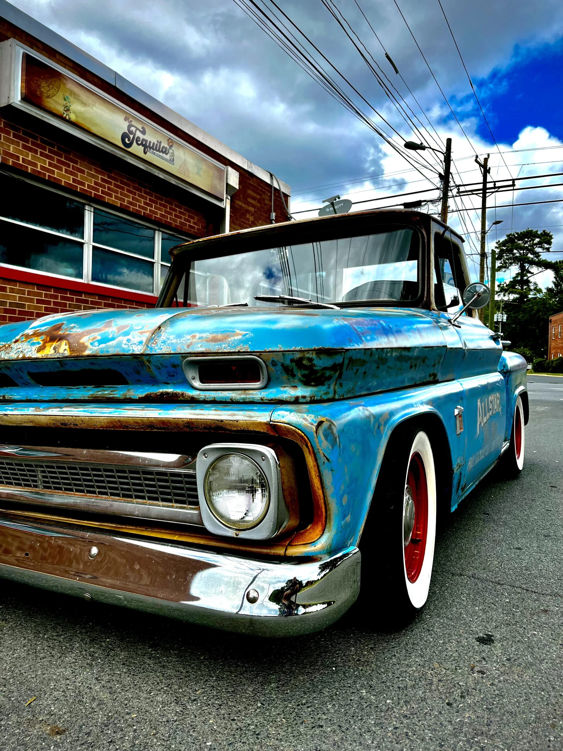 Chevrolet-Ck-truck-c10-1964-Blue-Brown-13