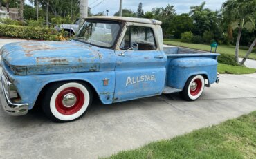 Chevrolet-Ck-truck-c10-1964-Blue-Brown
