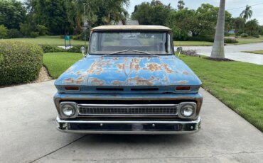 Chevrolet-Ck-truck-c10-1964-Blue-Brown-6