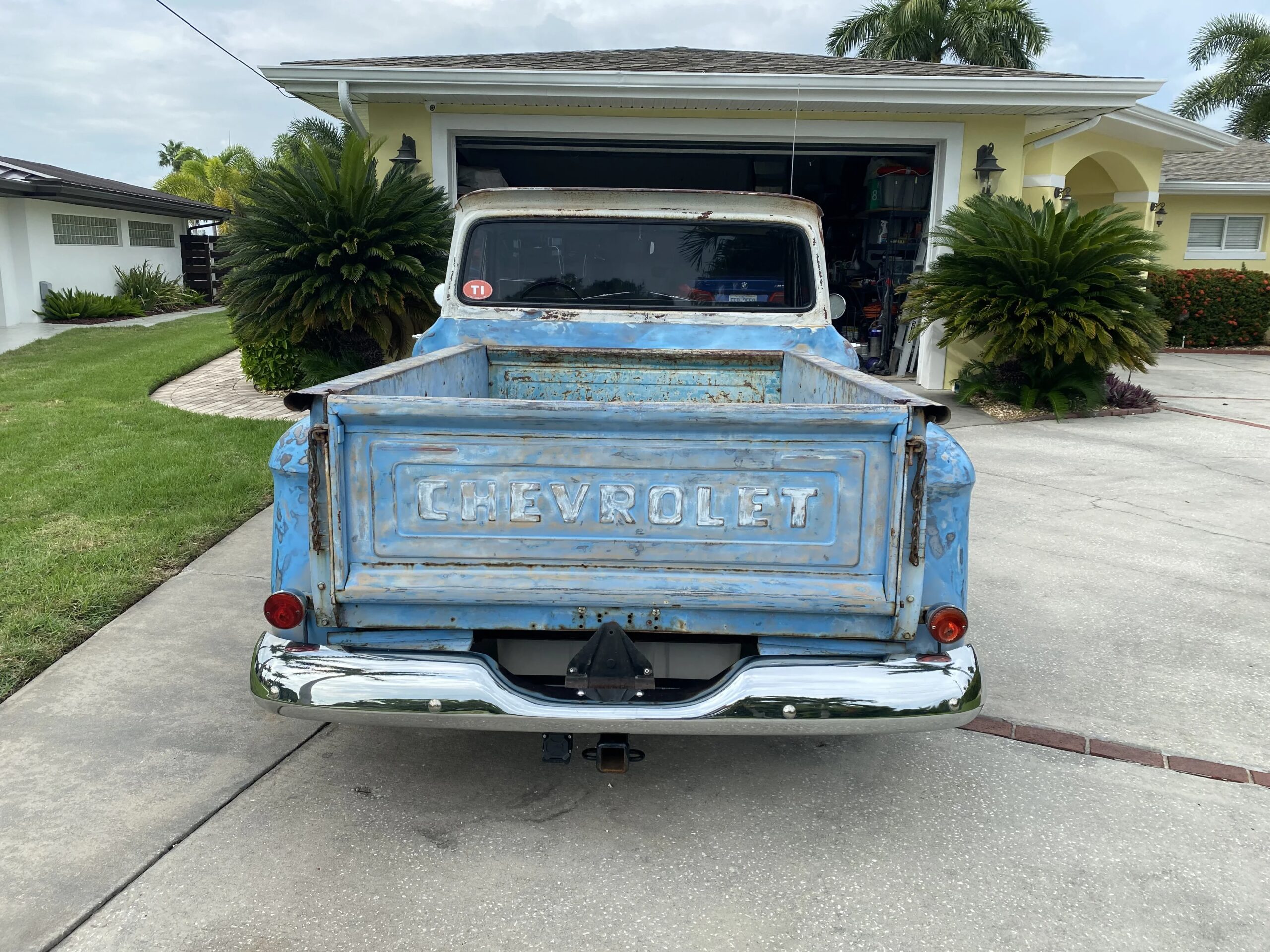 Chevrolet-Ck-truck-c10-1964-Blue-Brown-7