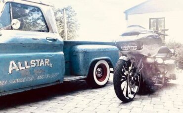 Chevrolet-Ck-truck-c10-1964-Blue-Brown-8