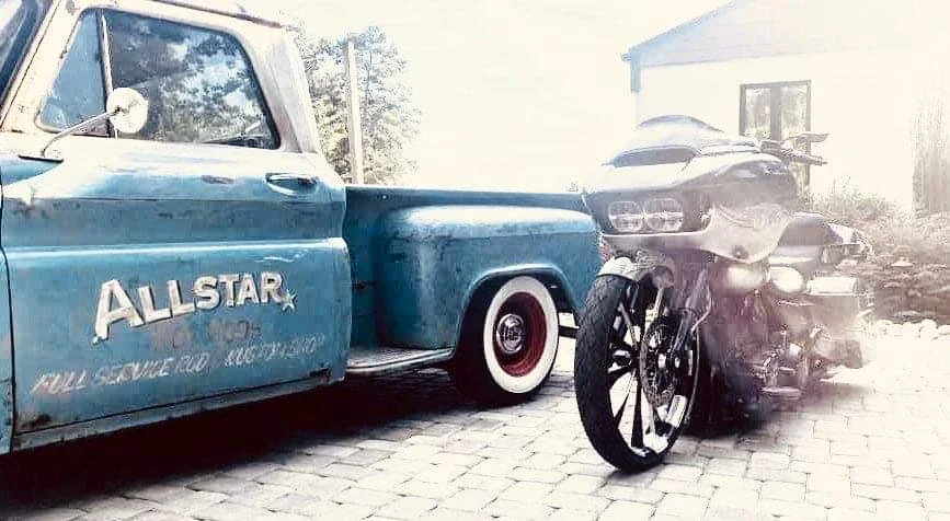 Chevrolet-Ck-truck-c10-1964-Blue-Brown-8