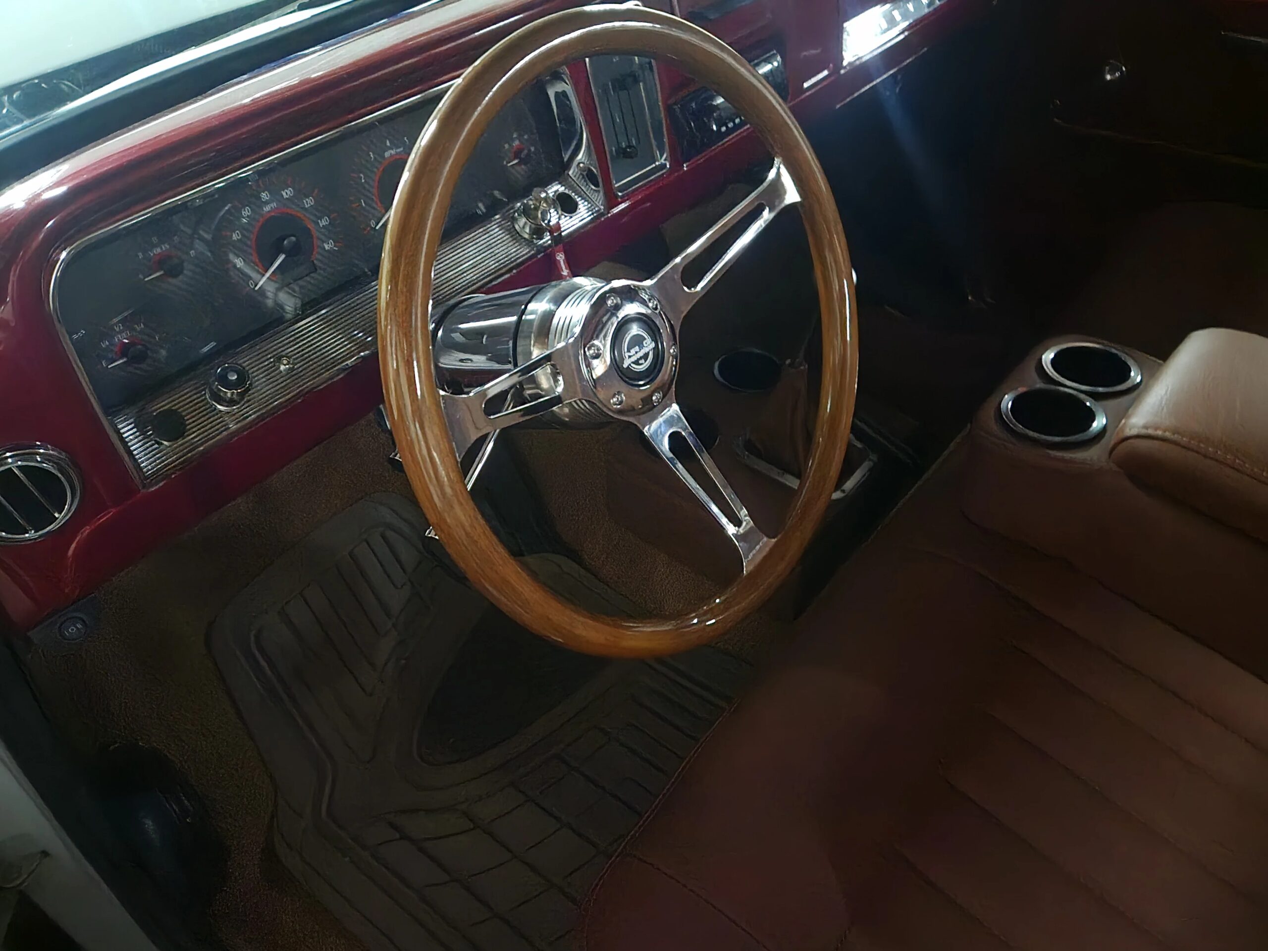 Chevrolet-Ck-truck-c10-1964-Custom-Brown-1