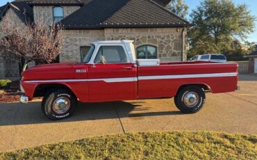 Chevrolet-Ck-truck-c10-1965-Red-Gray-1