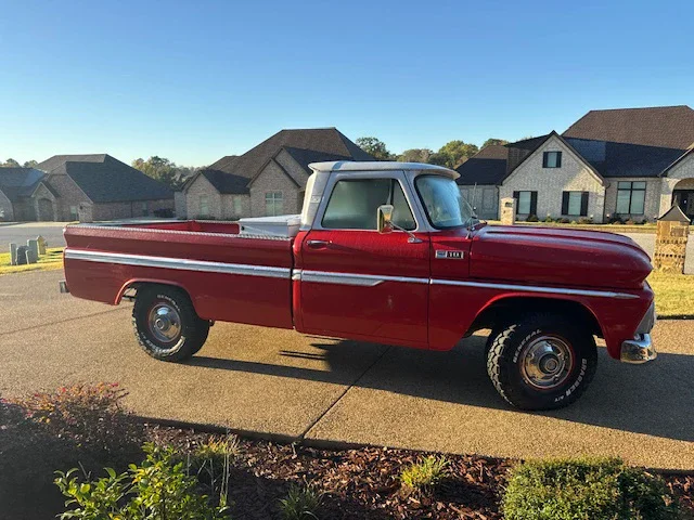 Chevrolet-Ck-truck-c10-1965-Red-Gray-6