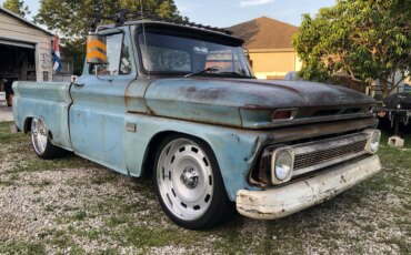 Chevrolet-Ck-truck-c10-1966-Blue-Brown