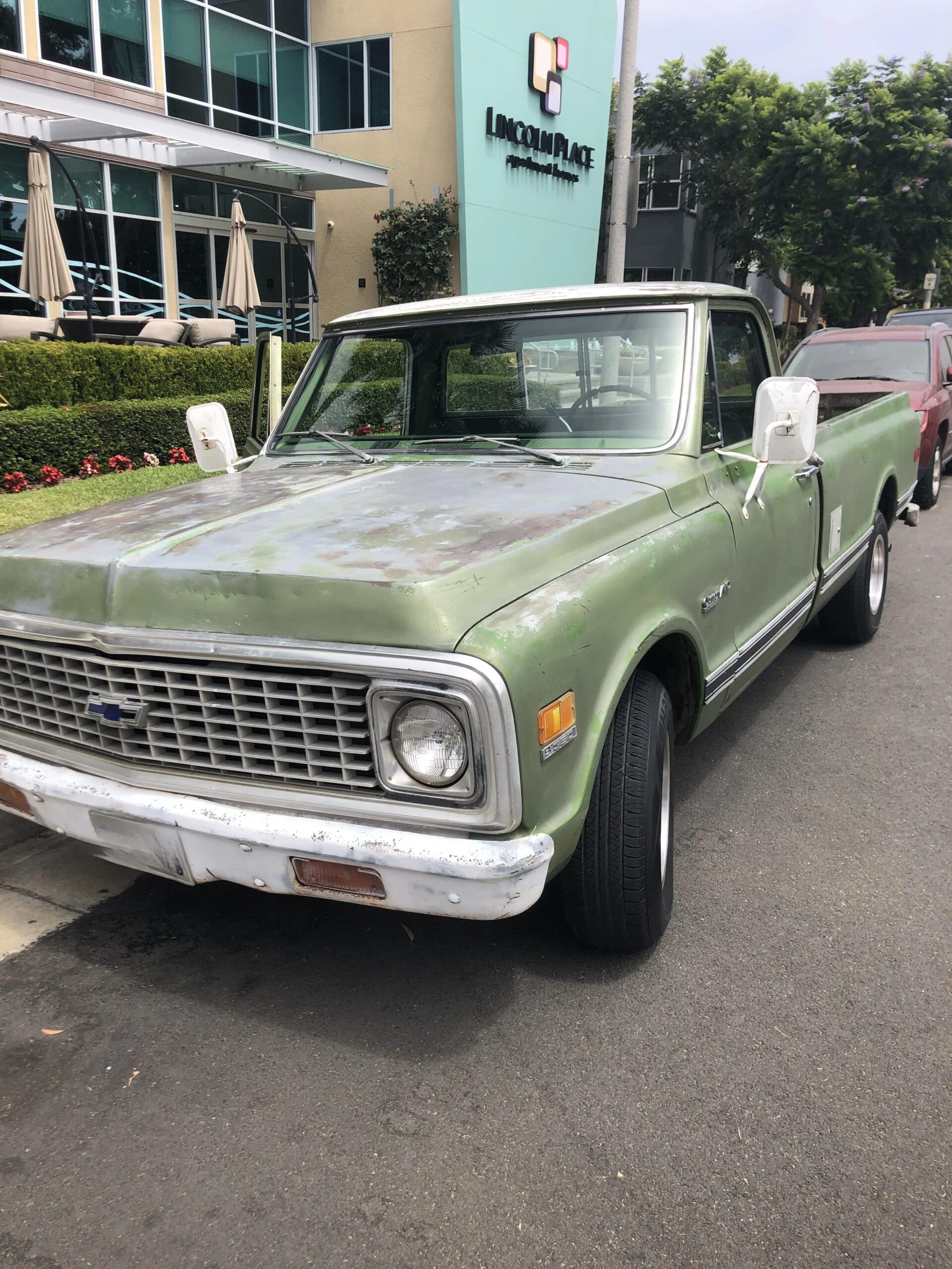Chevrolet-Ck-truck-c10-1972-Green-Green