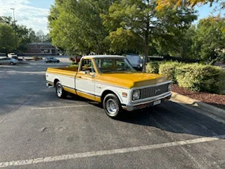 Chevrolet-Ck-truck-c10-1972-Yellow-Brown-11