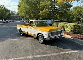 Chevrolet-Ck-truck-c10-1972-Yellow-Brown-14
