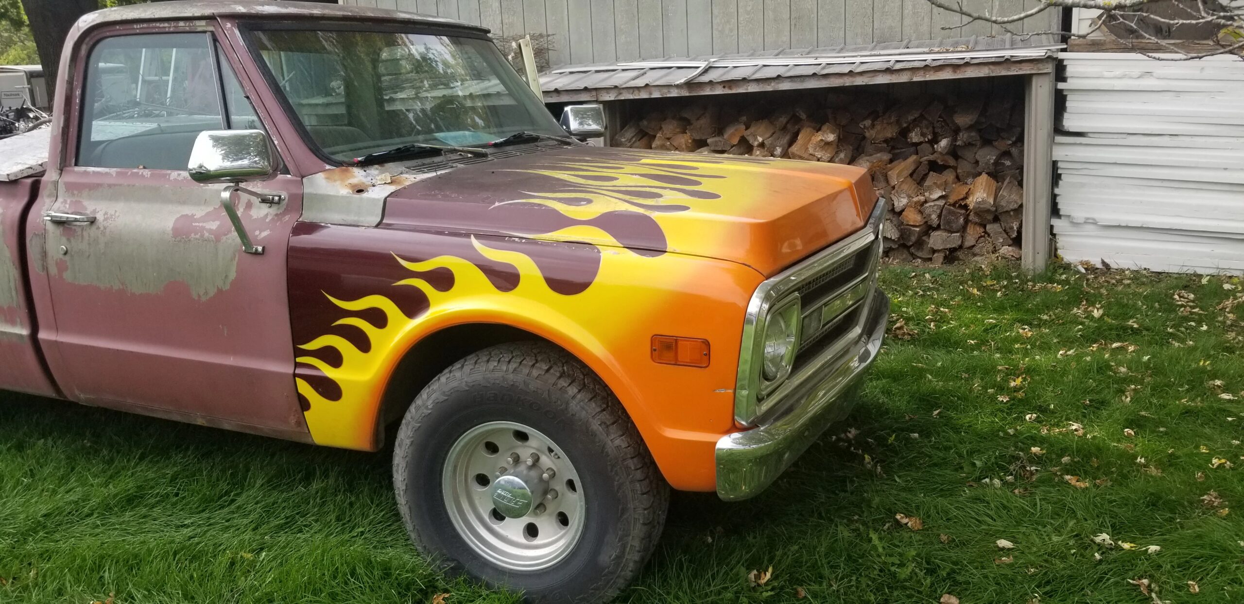 Chevrolet-Ck-truck-c20-1969-Green-Other
