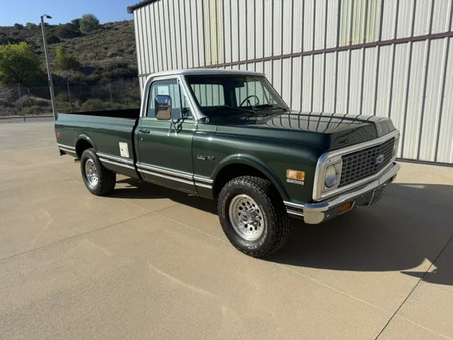 Chevrolet-Ck-truck-c20-1972-Green-Green-6