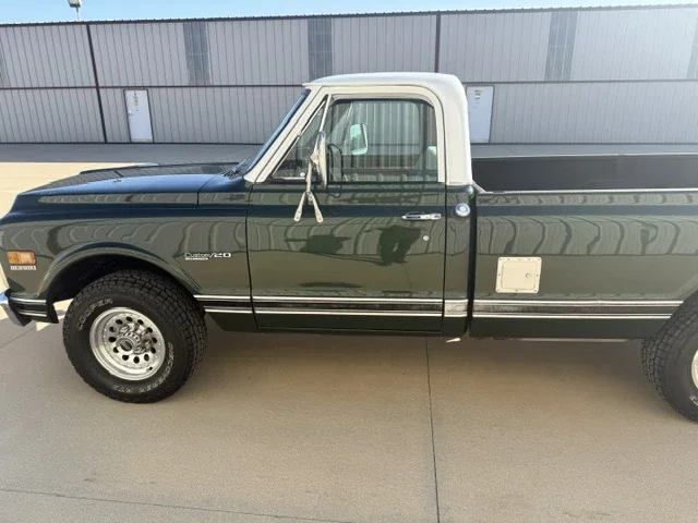 Chevrolet-Ck-truck-c20-1972-Green-Green-8