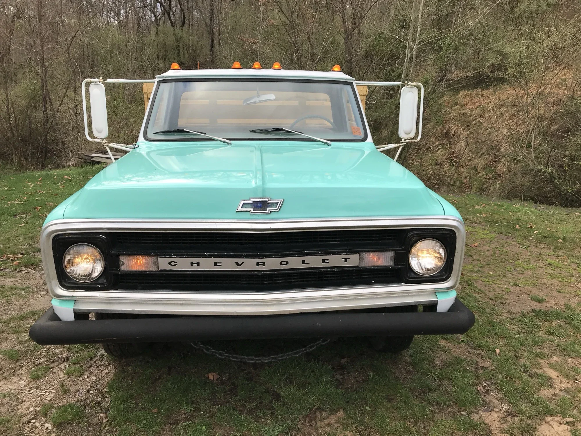 Chevrolet-Ck-truck-c30-1970-Green-Green-7