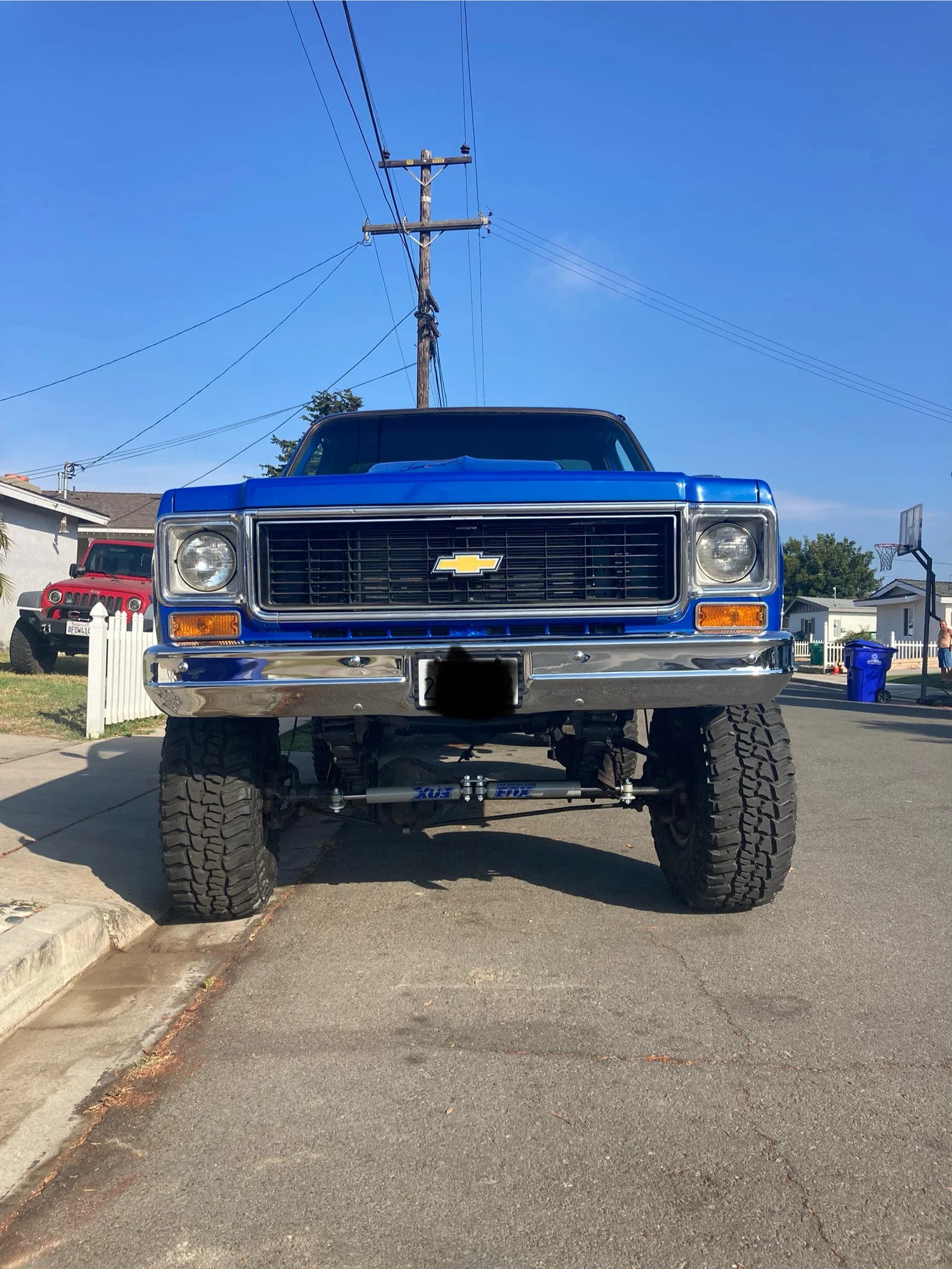 Chevrolet-Ck-truck-cheyenne-1973-Blue-Black-1
