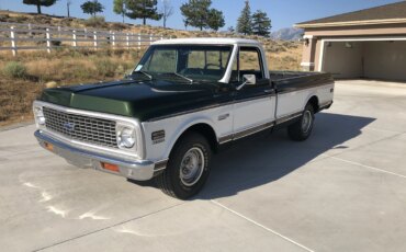 Chevrolet-Ck-truck-cheyenne-super-1972-Green-Green-1