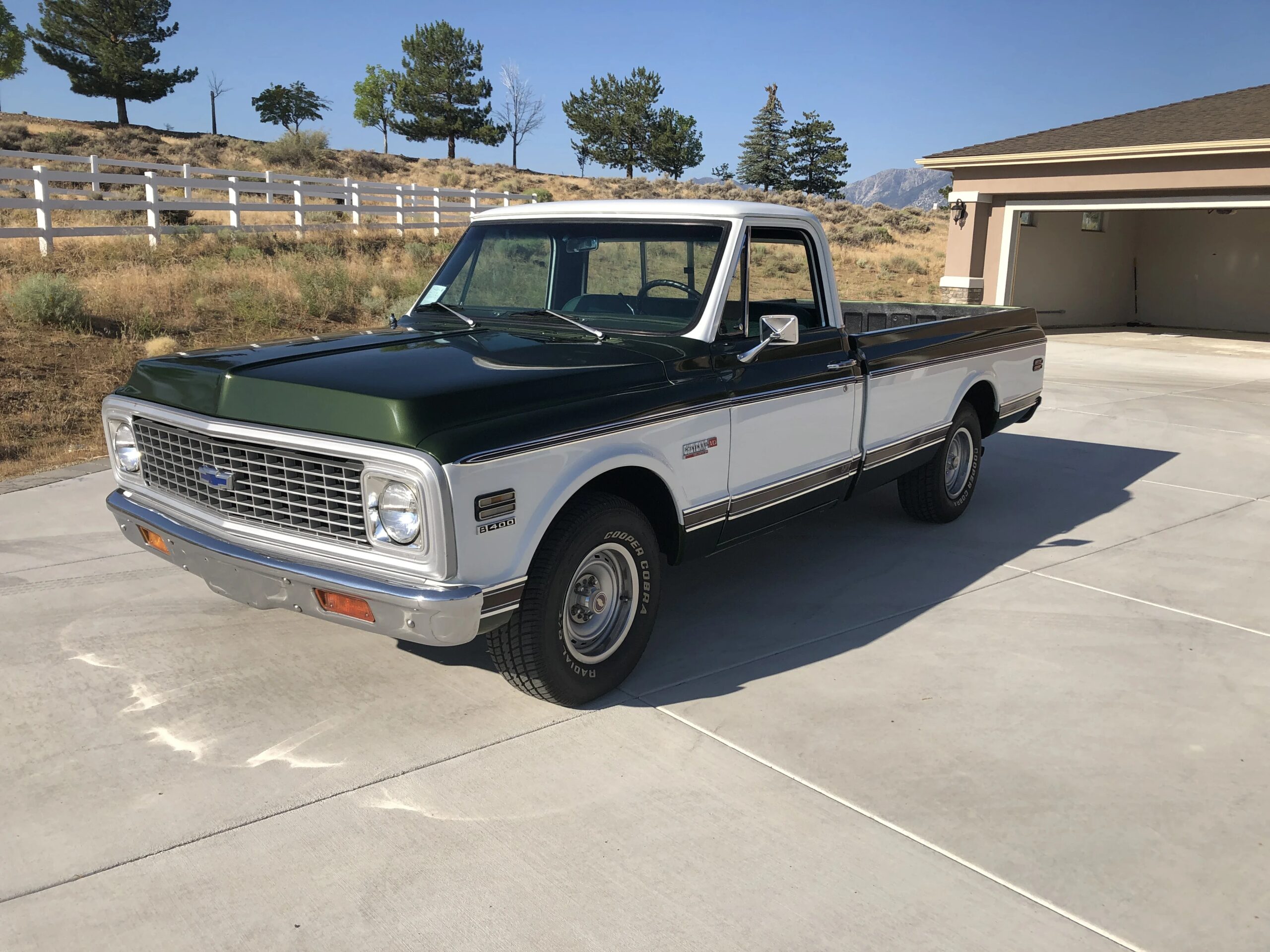 Chevrolet-Ck-truck-cheyenne-super-1972-Green-Green-1