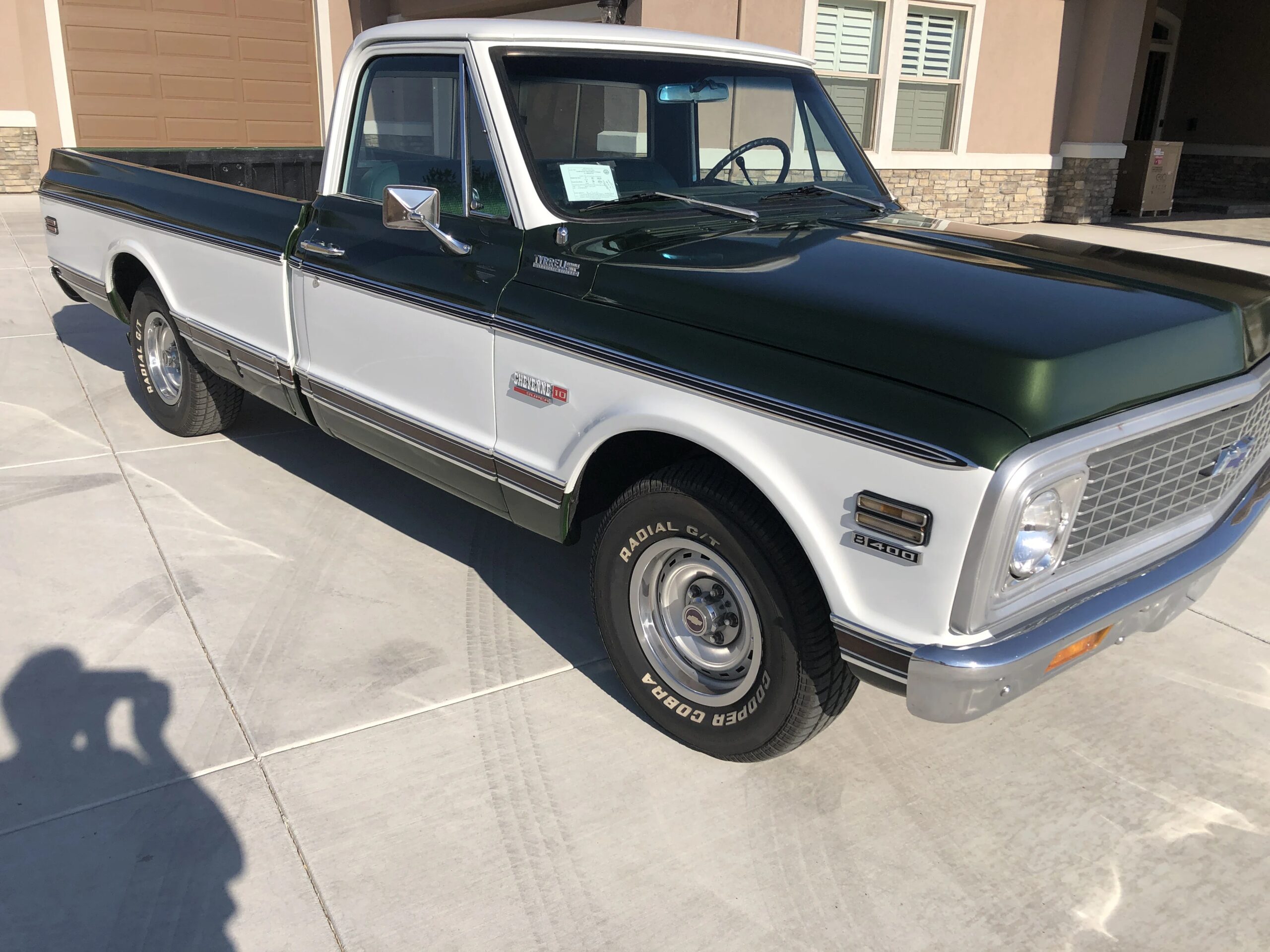 Chevrolet-Ck-truck-cheyenne-super-1972-Green-Green-17