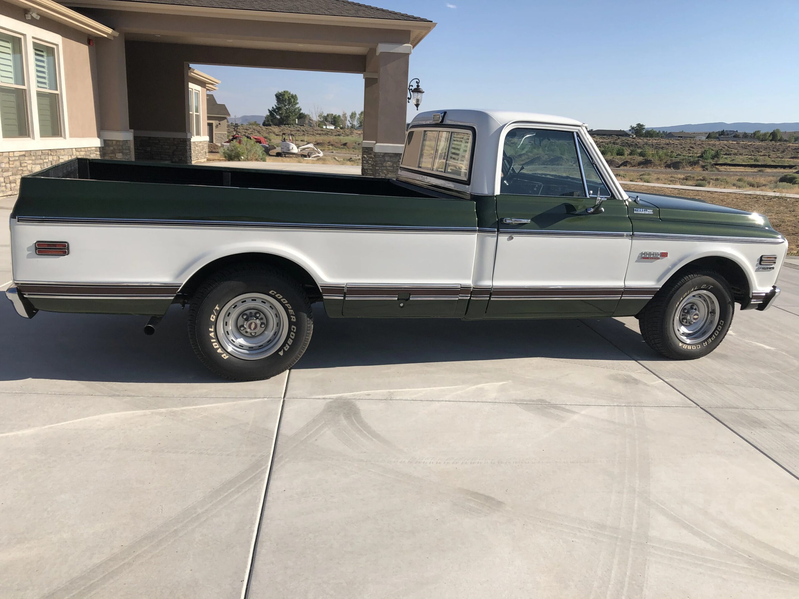 Chevrolet-Ck-truck-cheyenne-super-1972-Green-Green-2