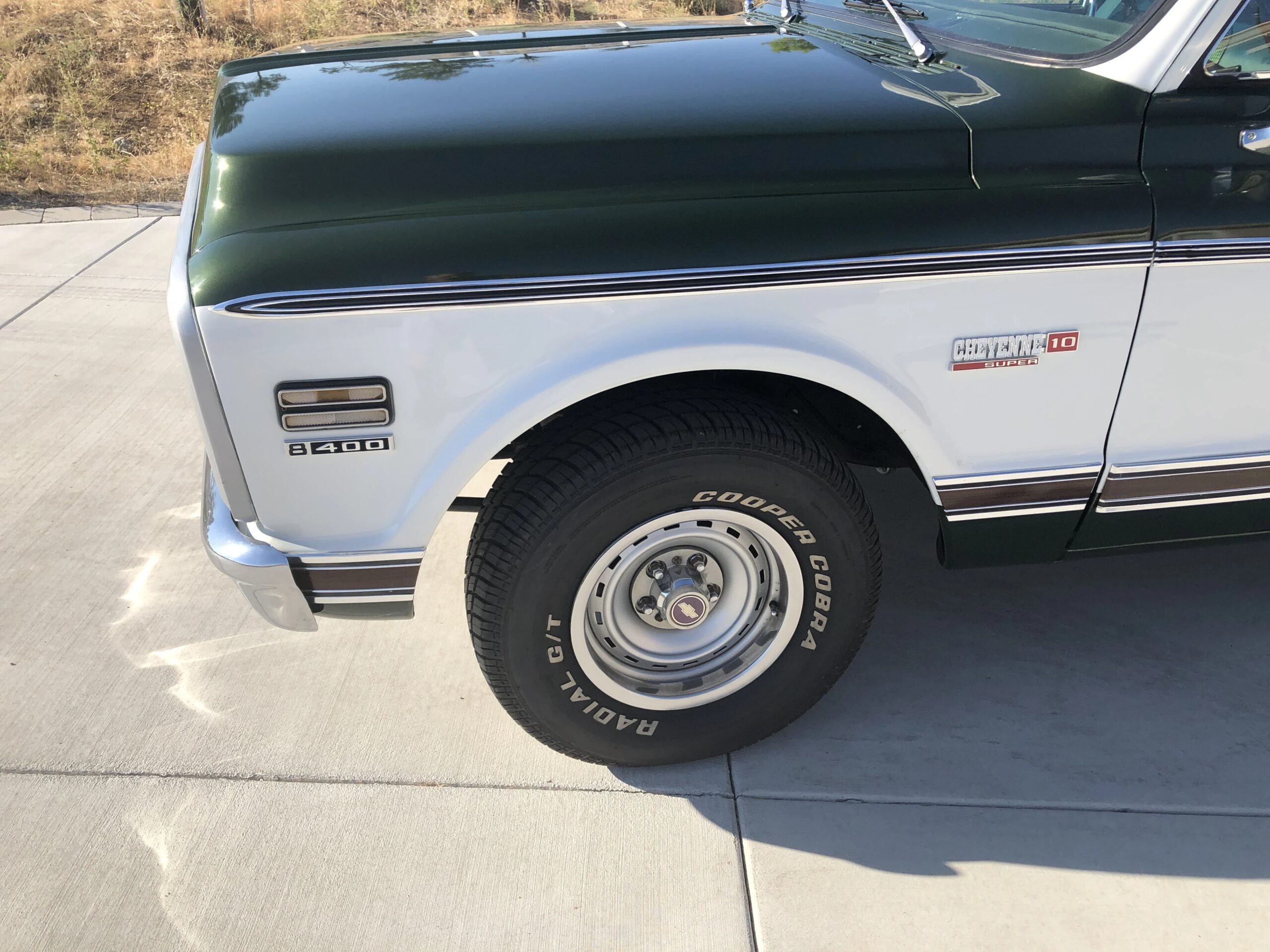 Chevrolet-Ck-truck-cheyenne-super-1972-Green-Green-4