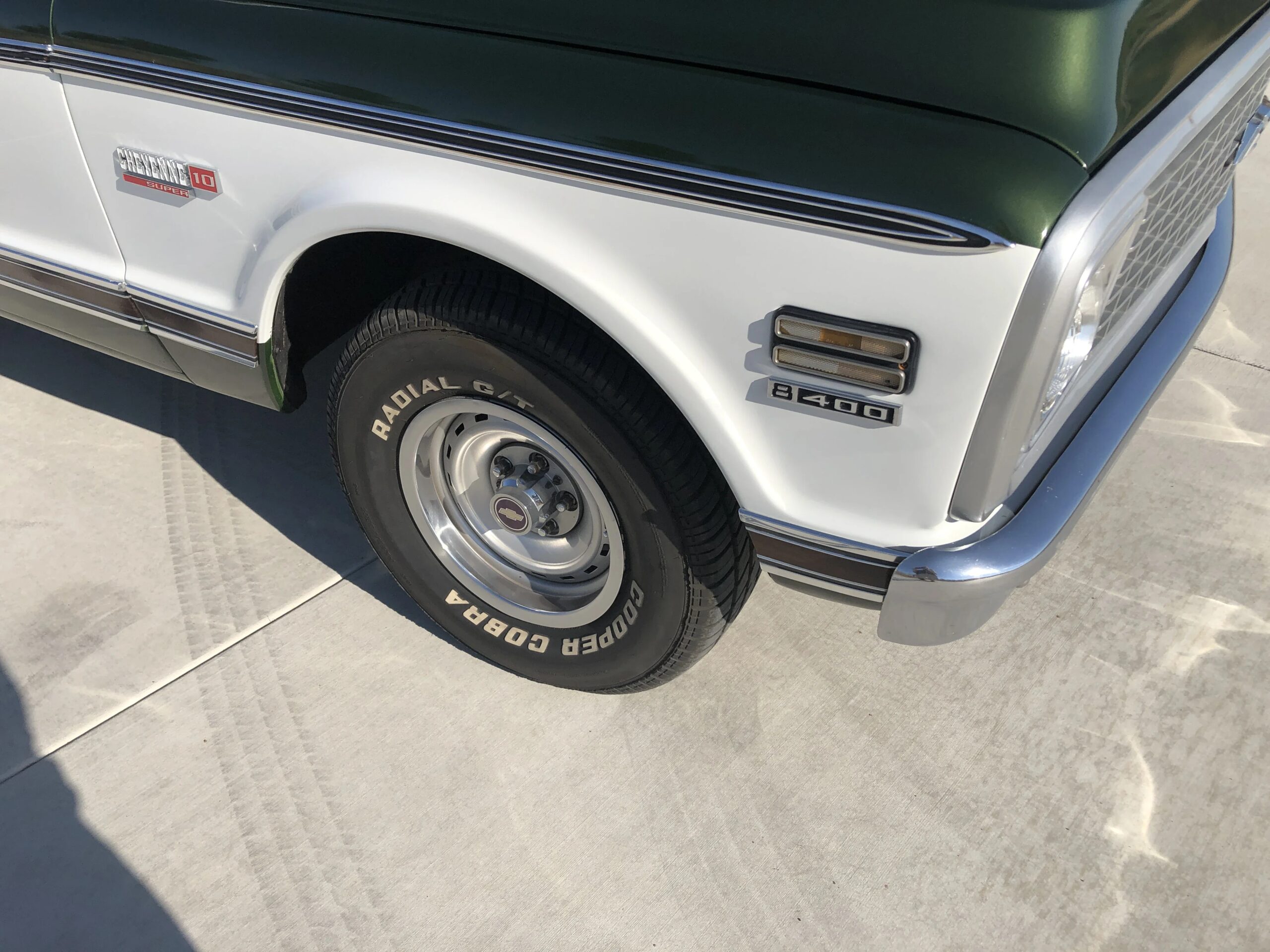 Chevrolet-Ck-truck-cheyenne-super-1972-Green-Green-6