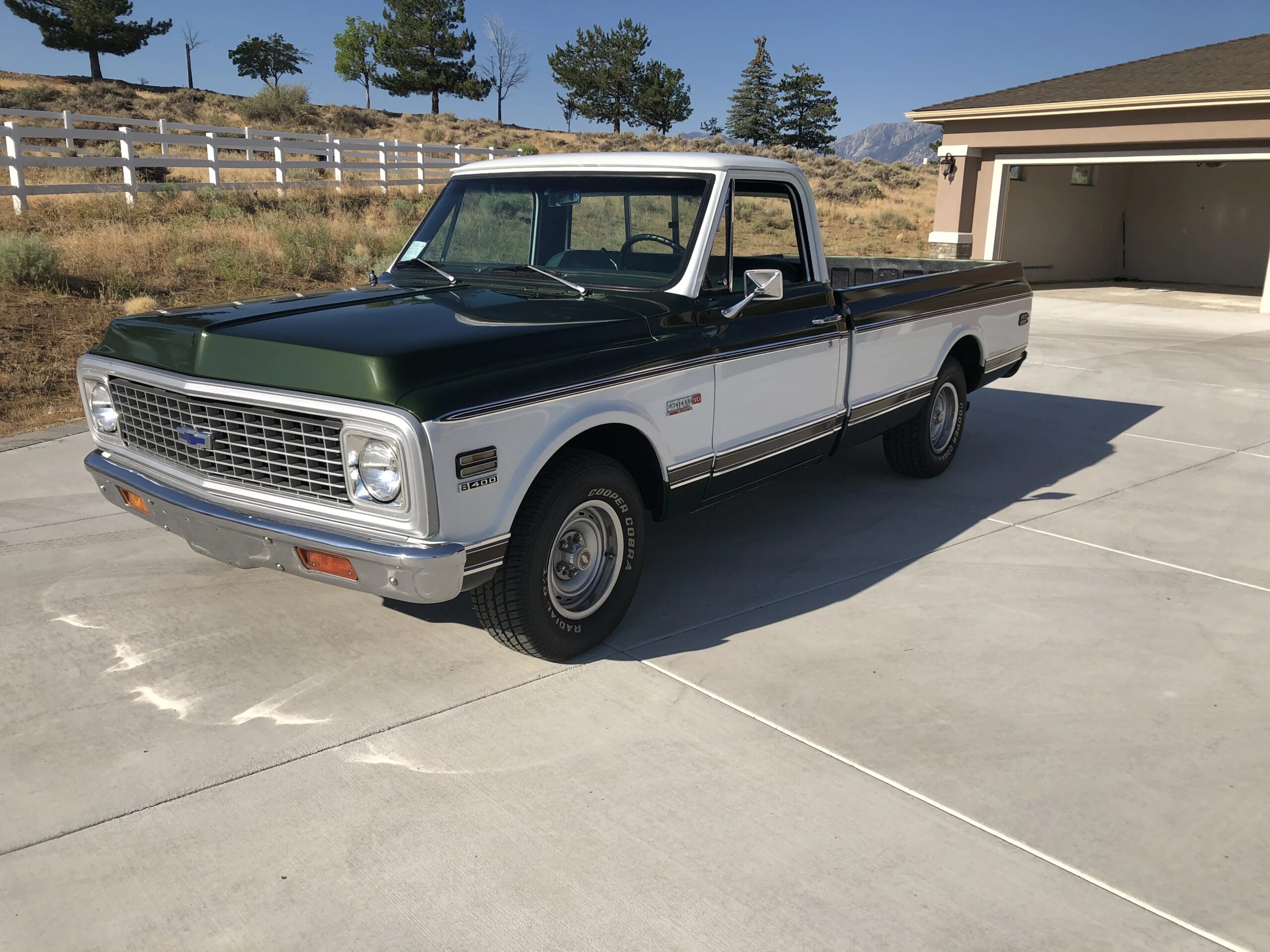 Chevrolet-Ck-truck-cheyenne-super-1972-Green-Green
